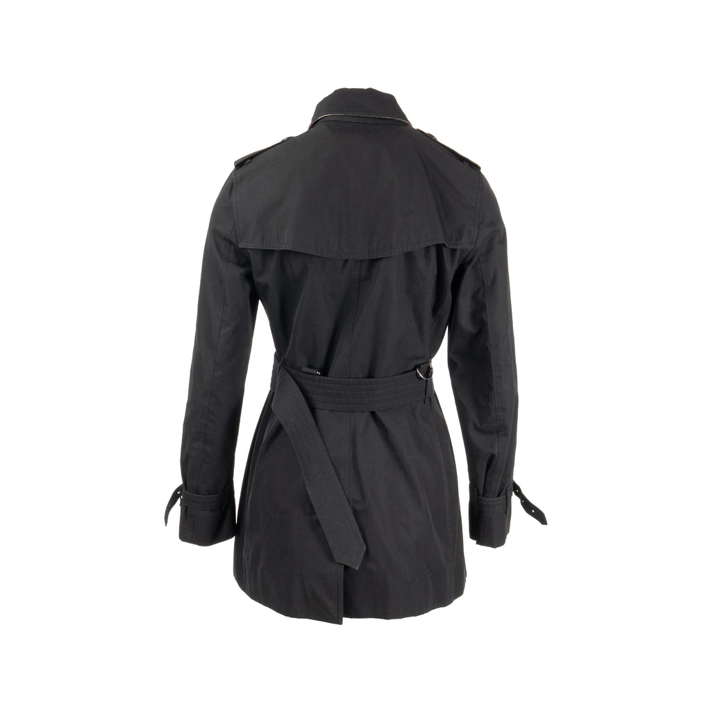 Burberry size UK8 Kensington trench coat black