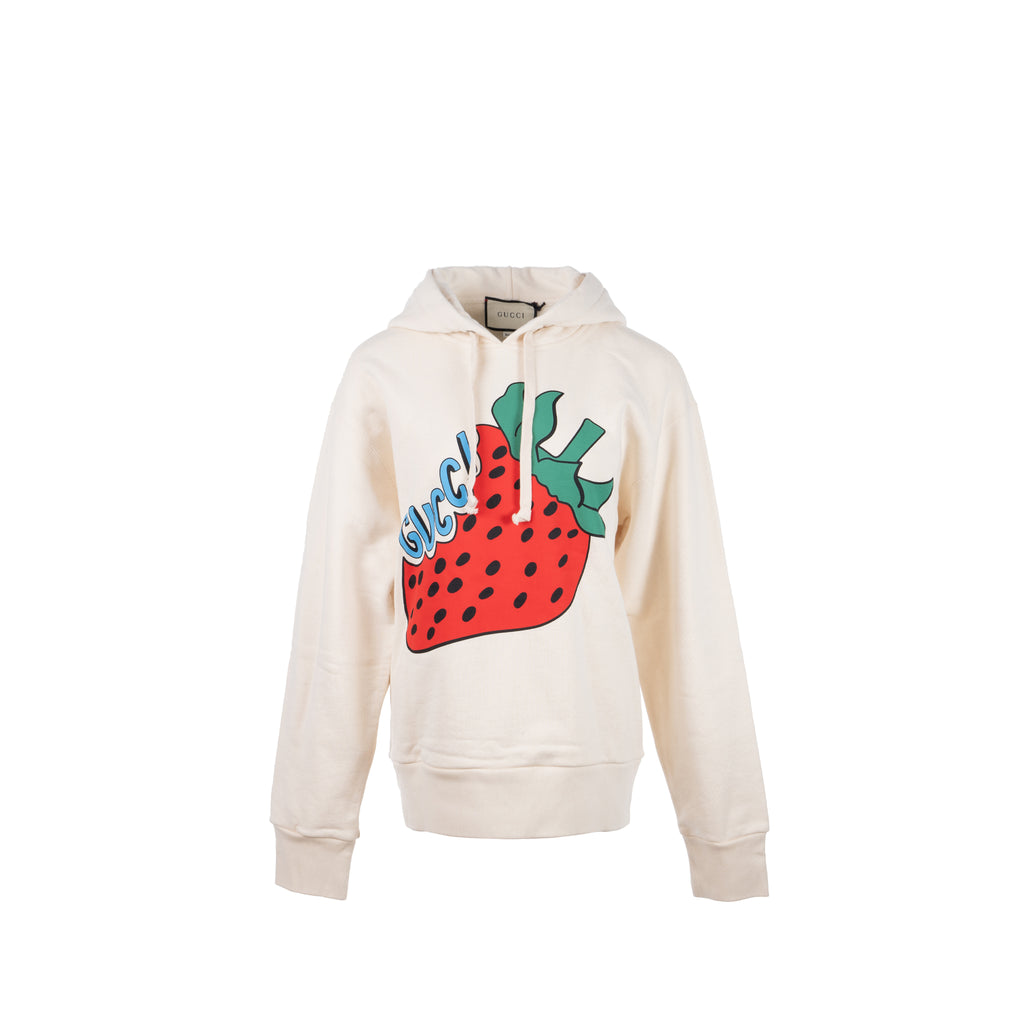 GUCCI 苺プリント　パーカー GUCCI 苺プリント パーカー グッチ パーカー イチゴ 苺 ペアルック