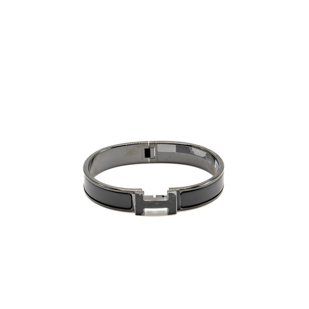 Hermes Size T5 Clic HH Bracelet So Black