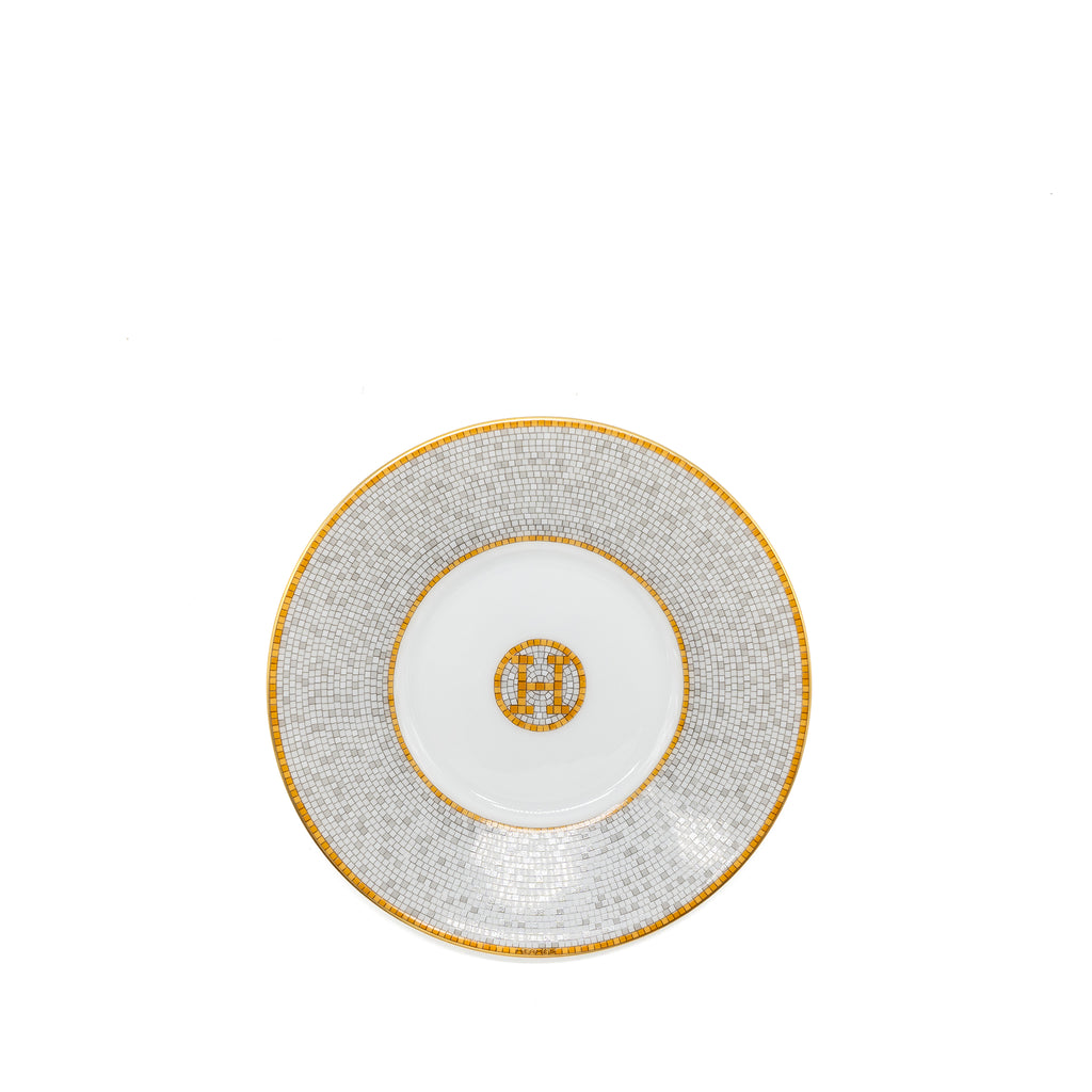 Hermes Mosaique AU 24 Orange Cup and Saucer (2 Sets)