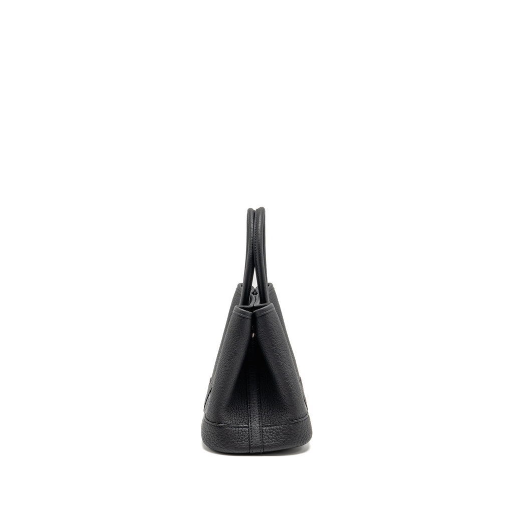GARDEN PARTY 23CM IN BLACK CALFSKIN