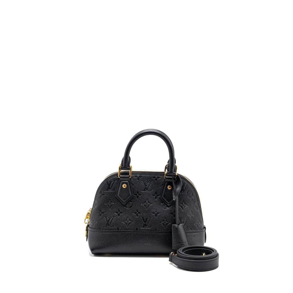 Louis Vuitton Neo Alma BB monogram empreinte black GHW New Version