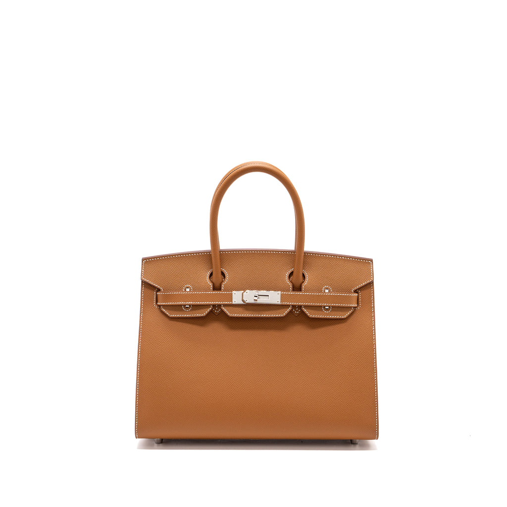 Hermes Birkin 30 Bag 34 Fauve Barenia Faubourg GHW