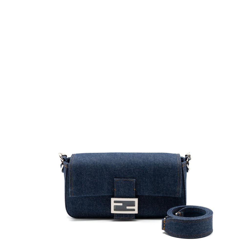 Fendi baguette denim hot sale