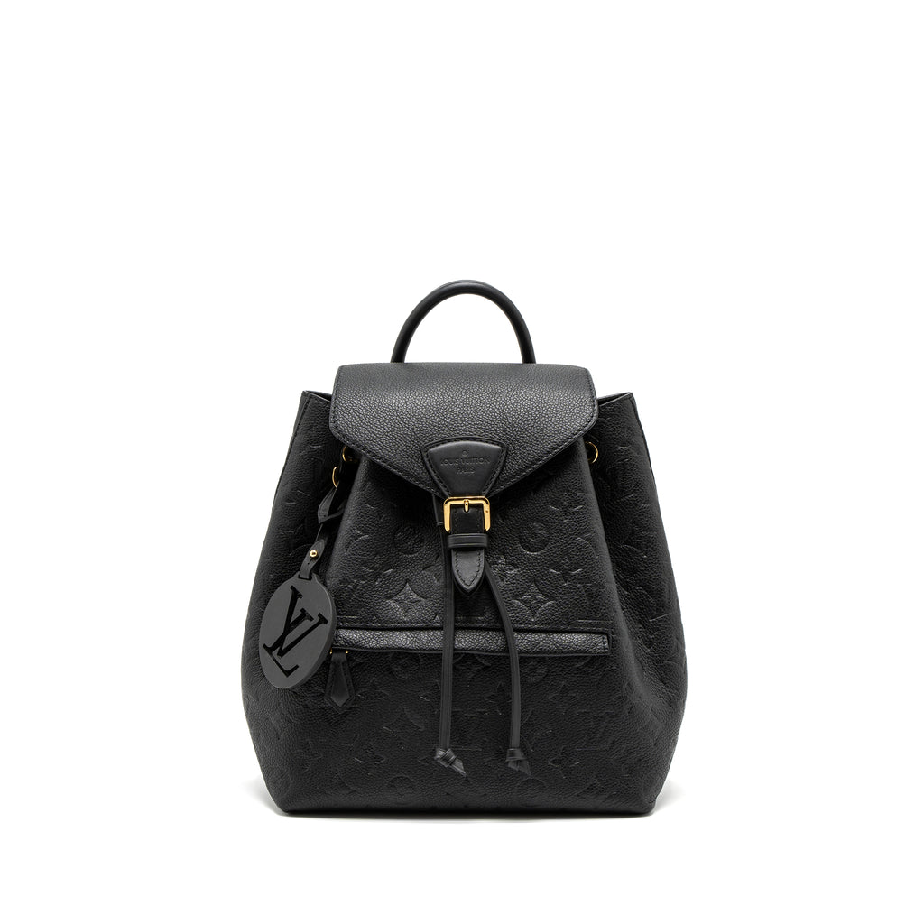 Louis Vuitton Black Monogram Empreinte Montsouris Backpack For