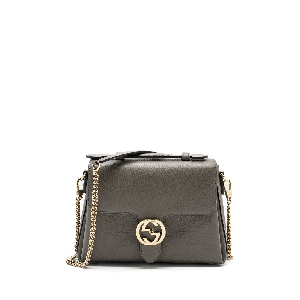 Gucci interlocking top handle on sale bag