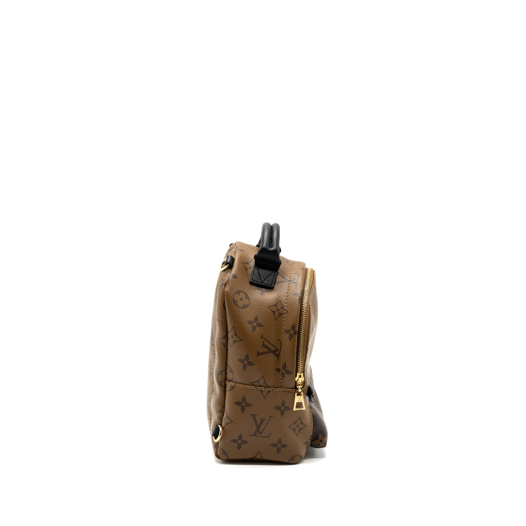 LOUIS VUITTON Palm Springs Mini Monogram Reverse Canvas Backpack Bag B