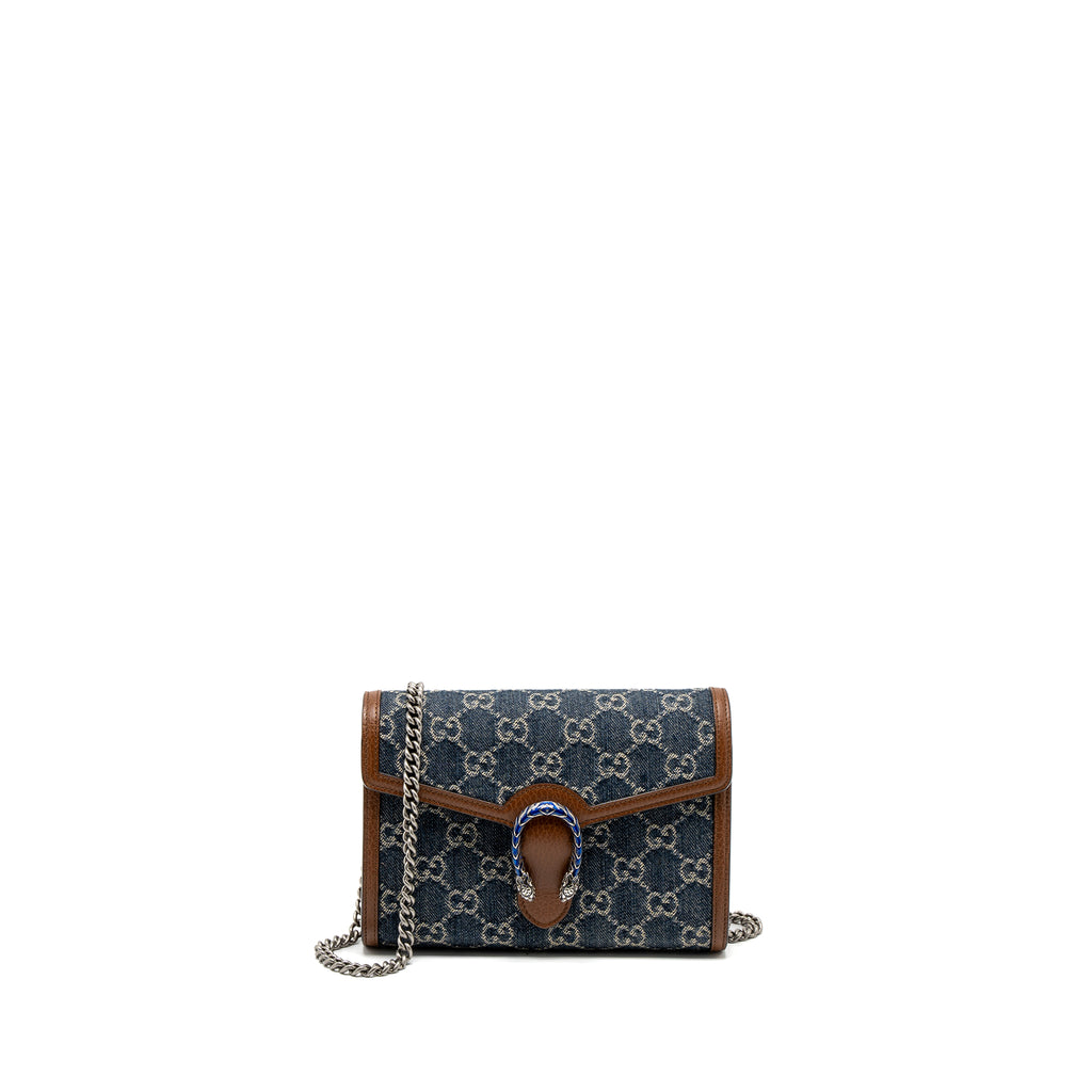 Dionysus GG Supreme Super Mini Crossbody Bag in Multicoloured - Gucci