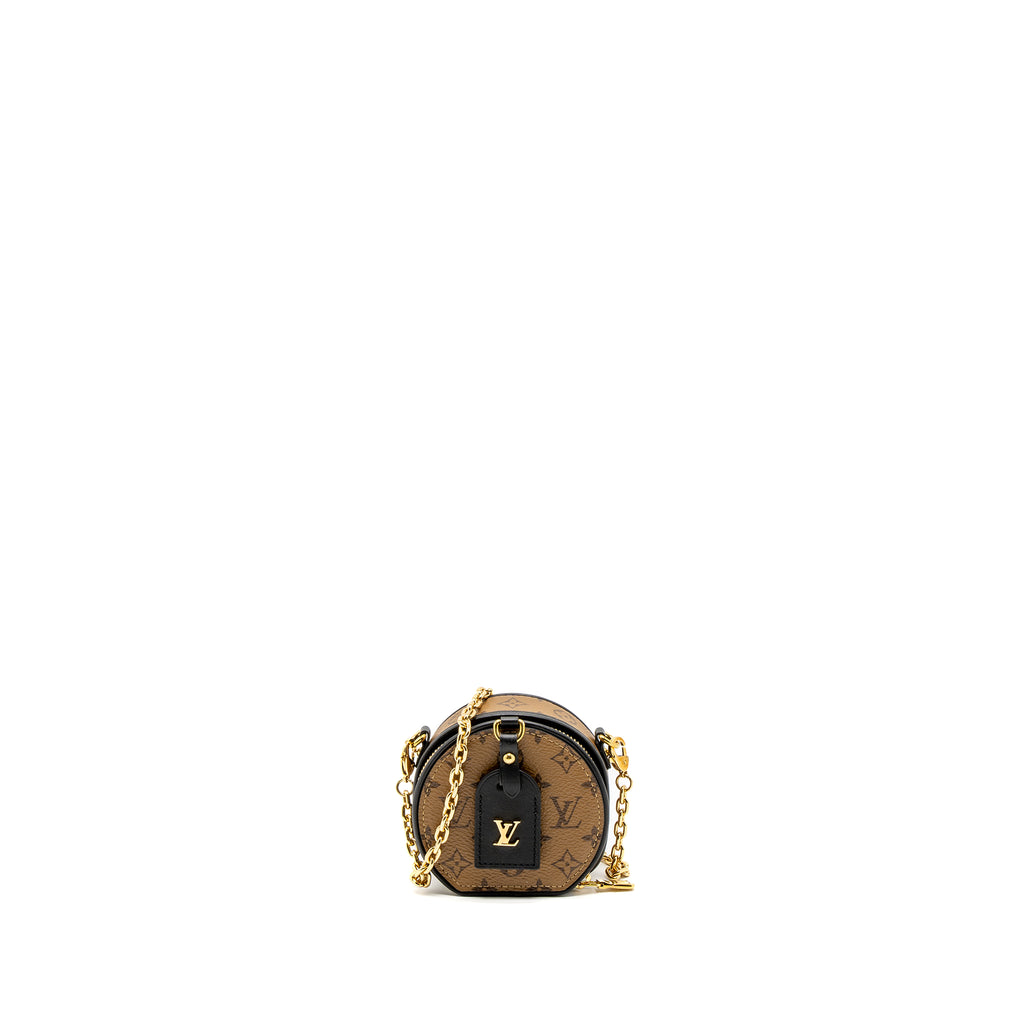 Louis Vuitton Reverse Monogram Mini Boite Chapeau Shoulder Bag, Louis  Vuitton Handbags