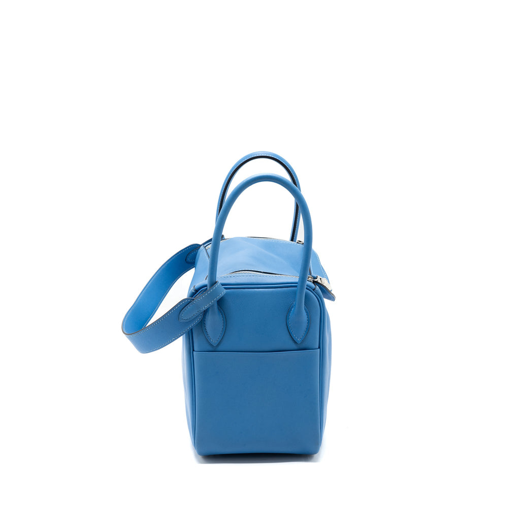 Hermes lindy 26 swift blue paradise SHW stamp X