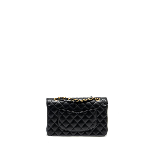 Chanel medium classic double flap bag Caviar black GHW (microchip)