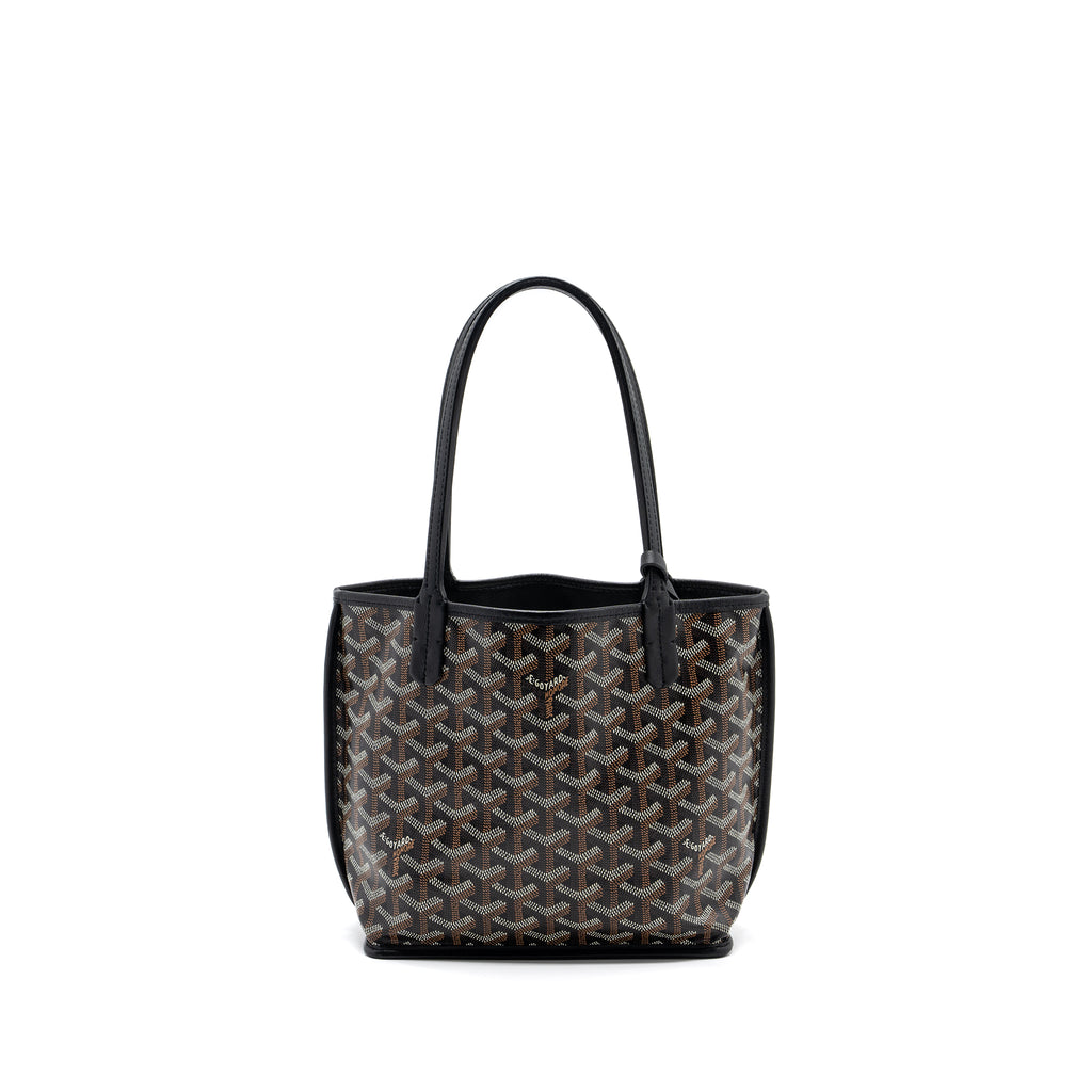 Goyard Brown Ine Coated Canvas and Leather Coeur Saint Louis GM Tote