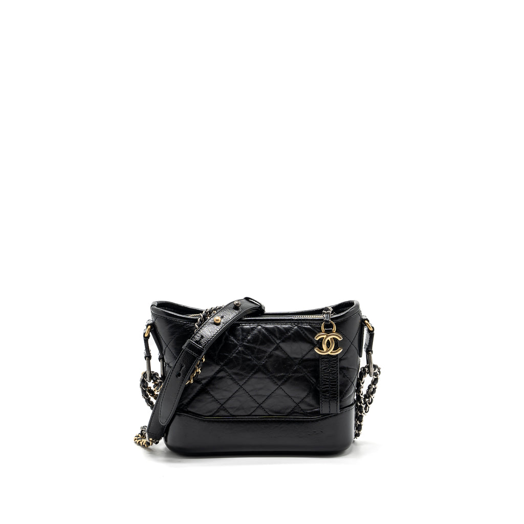 Chanel gabrielle discount small hobo black