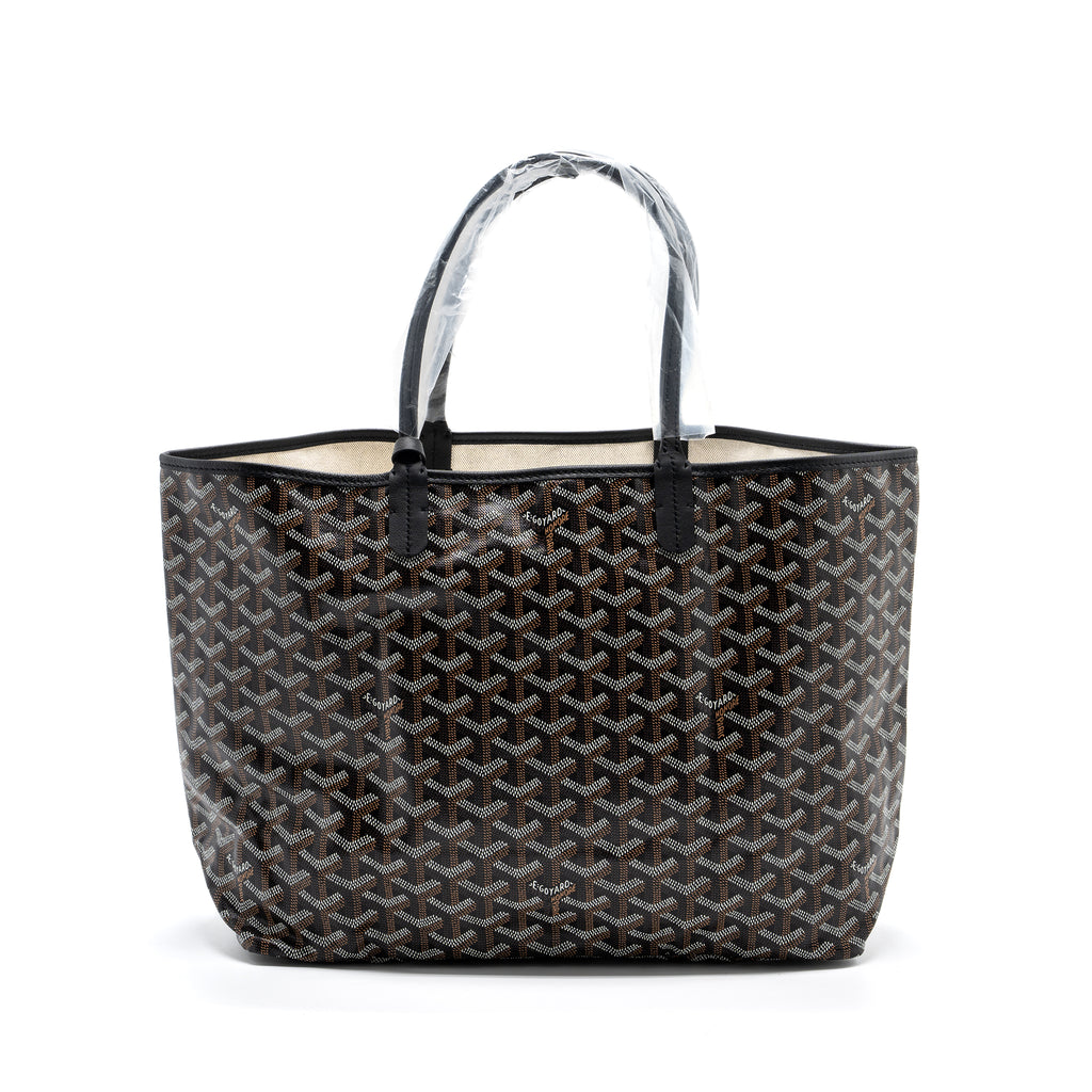 Goyard Goyardine Saint Louis PM Black Tote 