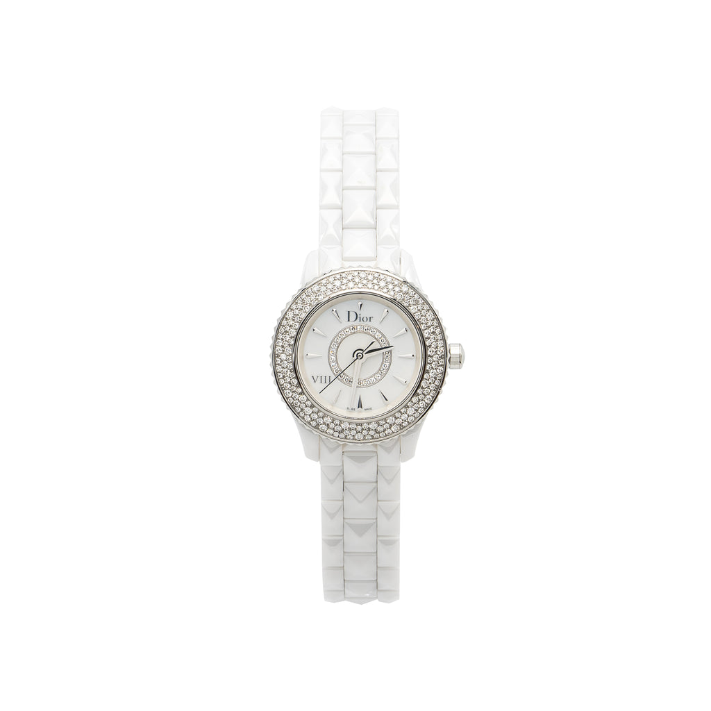 Dior viii discount white ceramic watch