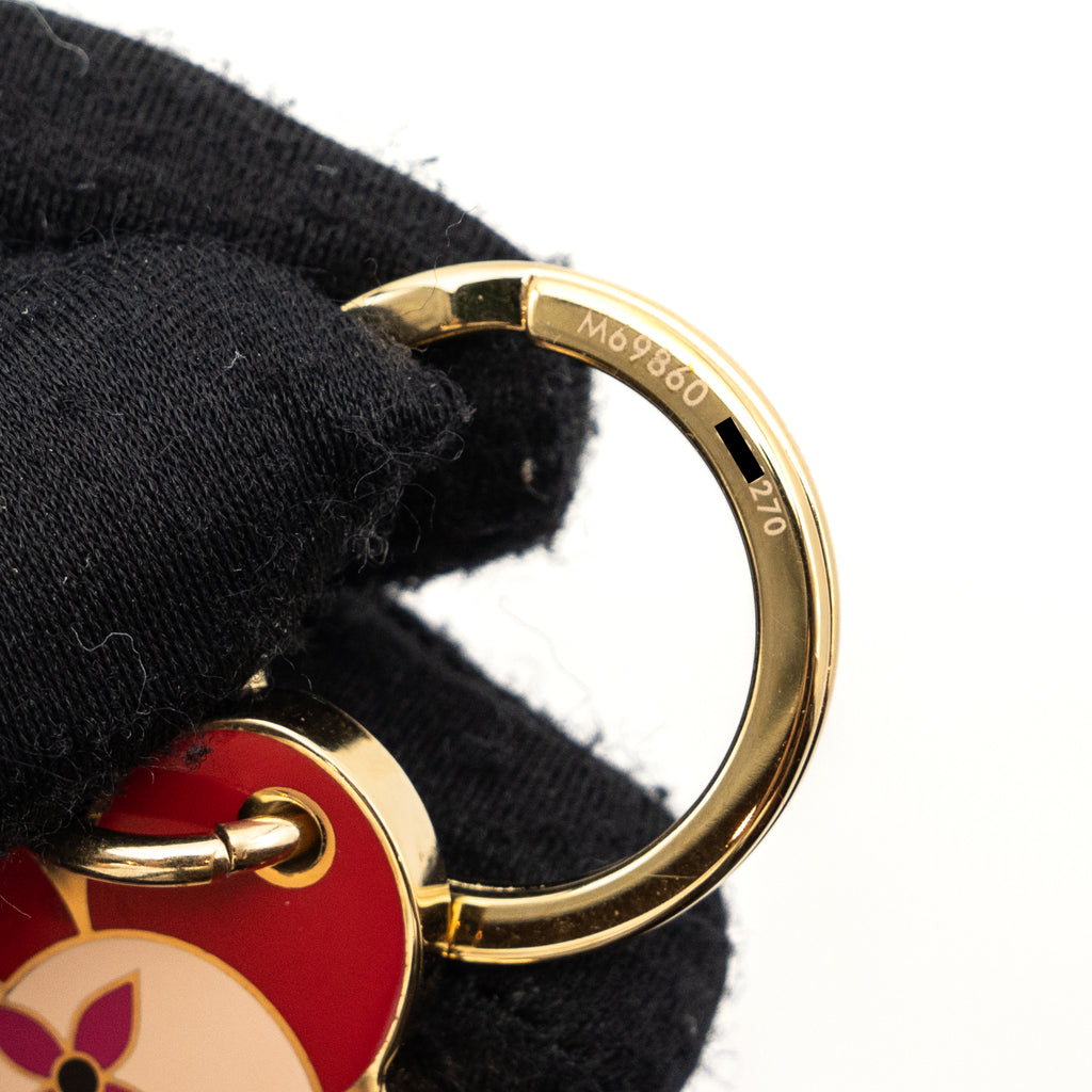 Auth Louis Vuitton Porte Cles Vivienne Fur Bag Charm Key Ring M63095 -  e52687a