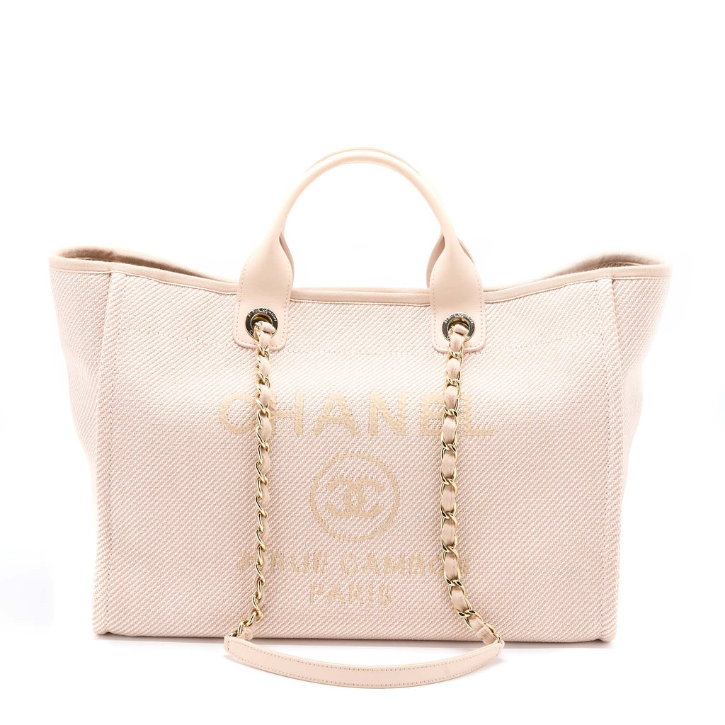 Buy Chanel Pre-Loved Pink Unused Large Deauville Tote Bag in  Grained-calfskin for WOMEN in UAE