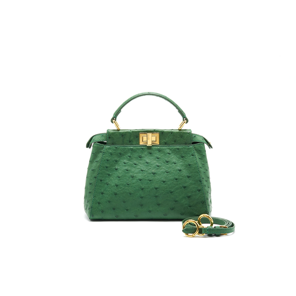 Fendi ostrich online bag