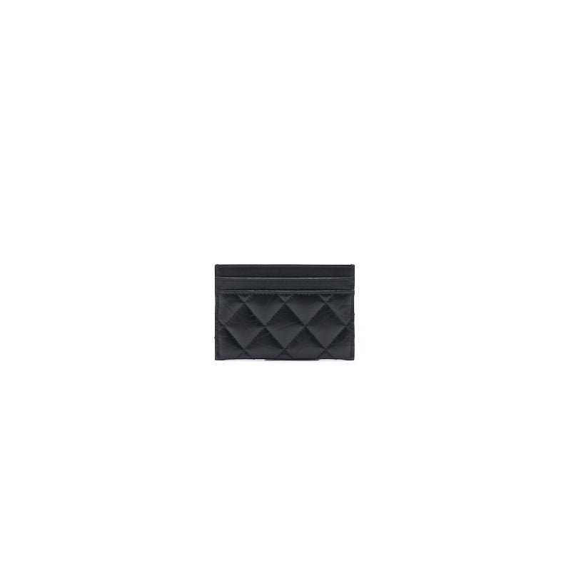 入手困難【CHANEL】2.55 Card Holder Aged Calfskin & SoBlack Check Our More 65 New Chanel Wallets, WOCs and Accessories
