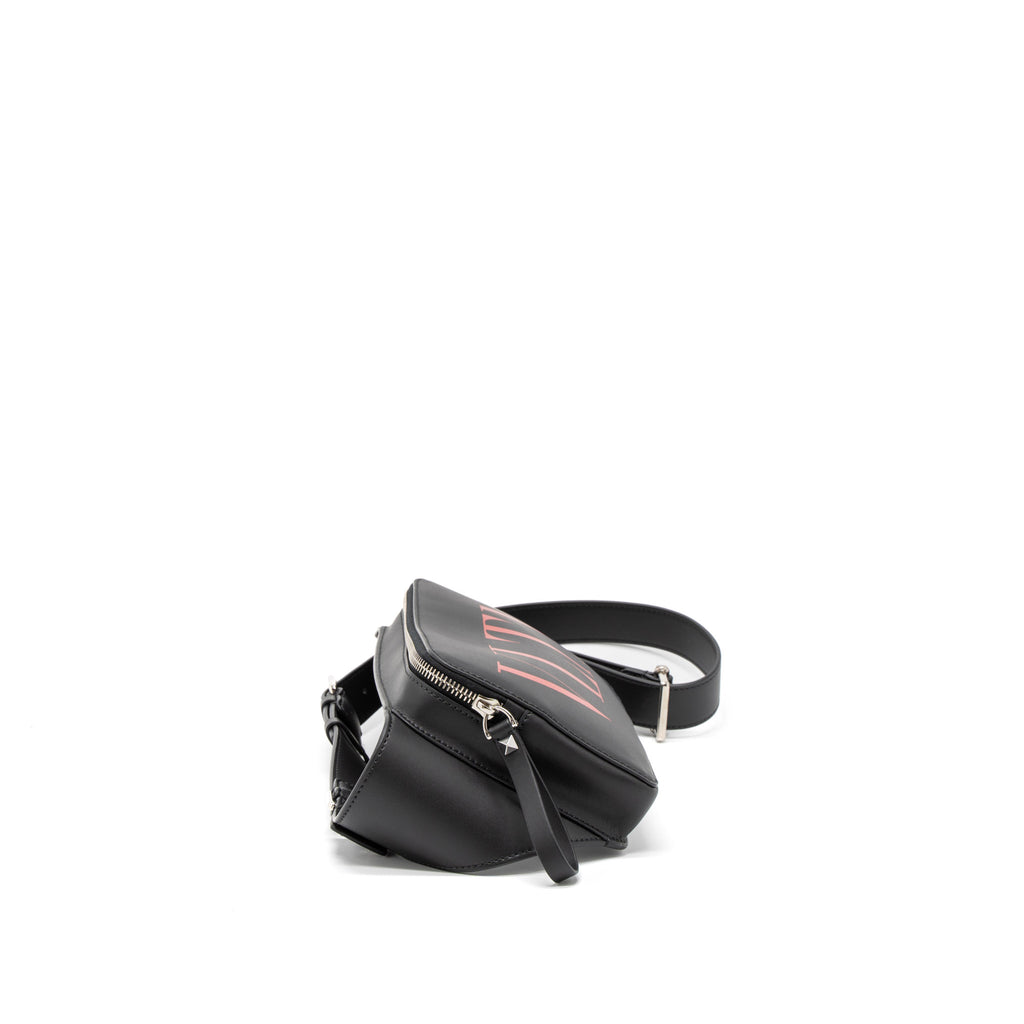 Black Leather VLTN Sack