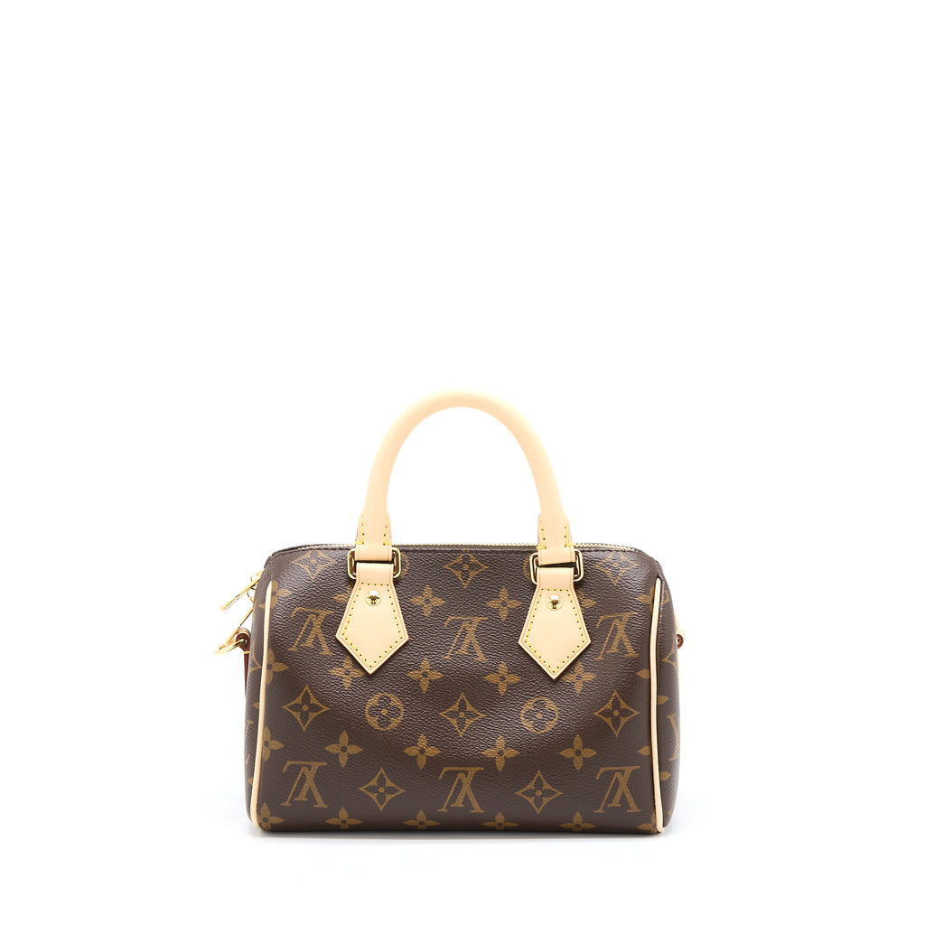 Speedy Bandoulière 20 Bag Bicolour Monogram Empreinte Leather