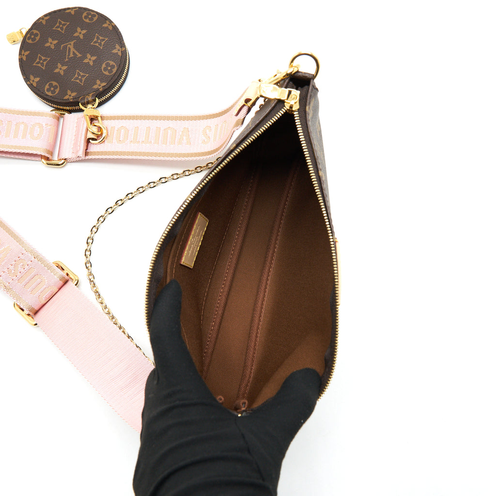 Louis Vuitton Womens Bag Strap Beige / Black / Pink – Luxe Collective