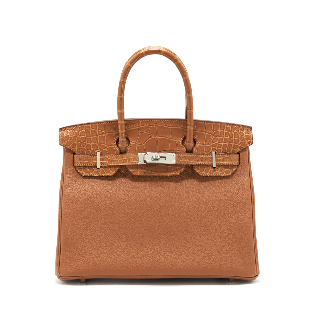 Hermes Birkin 30 Touch Gold with SHW Stamp Y