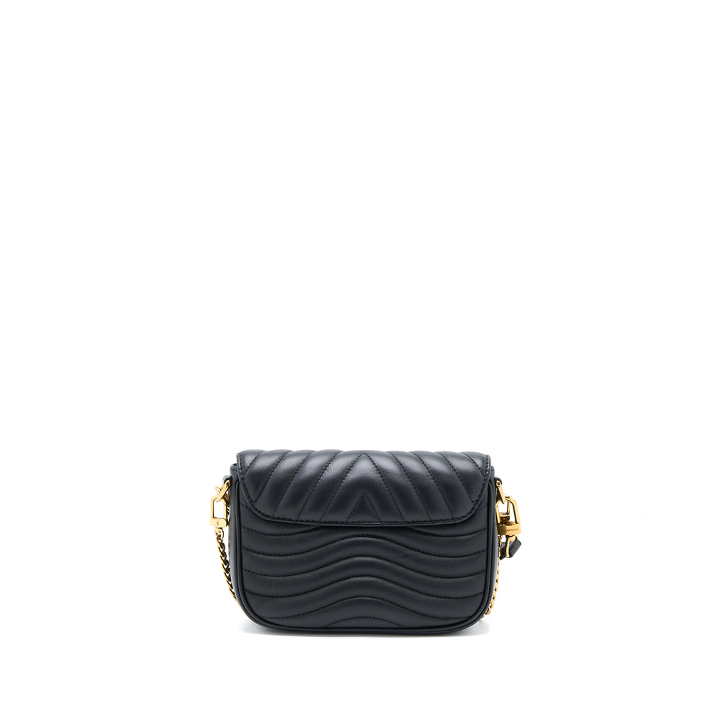 Louis Vuitton New Wave Multi-Pochette Calfskin Black GHW