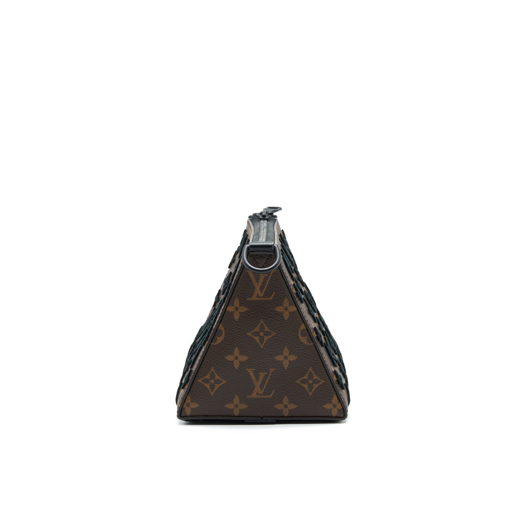 Louis Vuitton Tuffetage Monogram Canvas Triangle Messenger Bag, Louis  Vuitton Handbags
