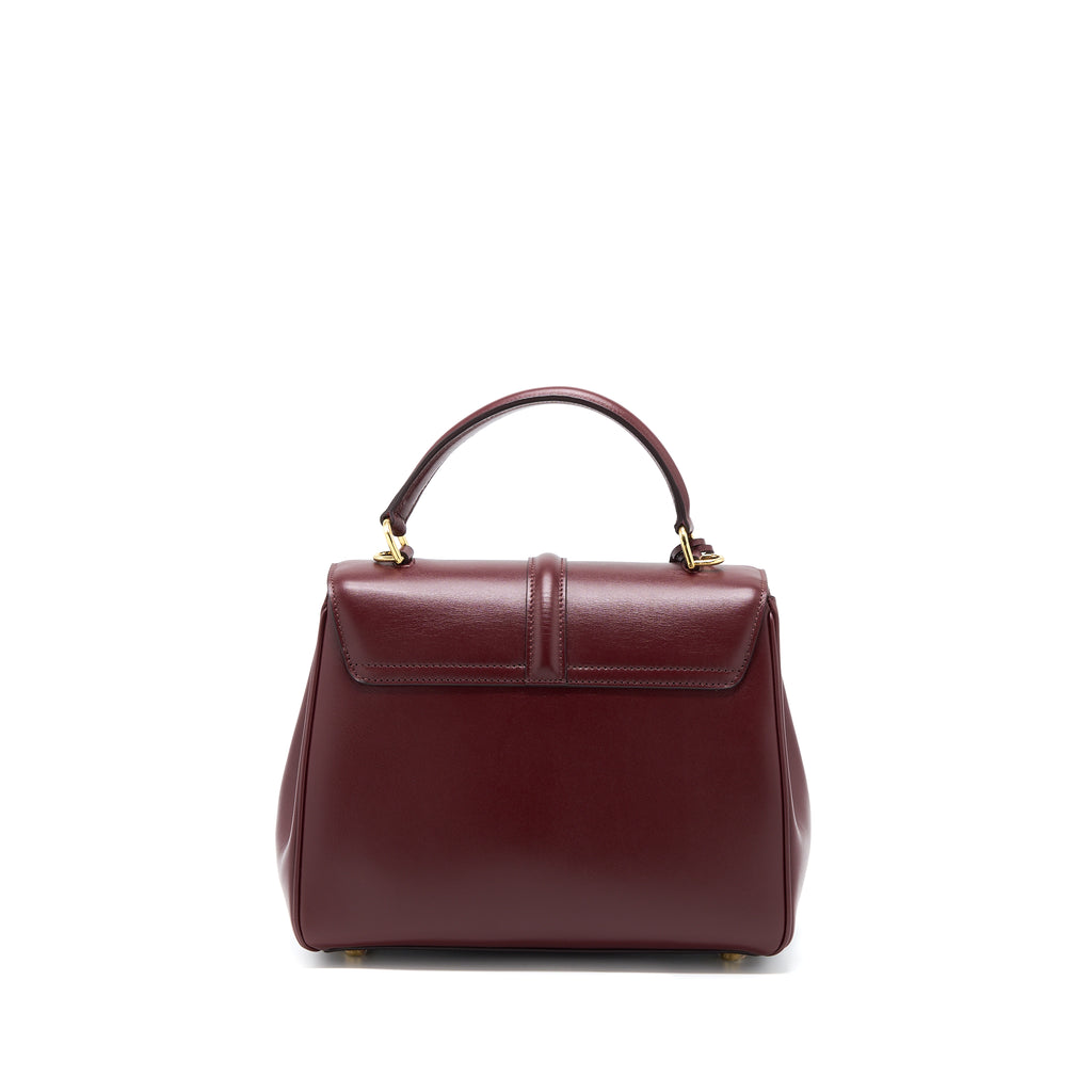 Small 16 bag hot sale in satinated calfskin