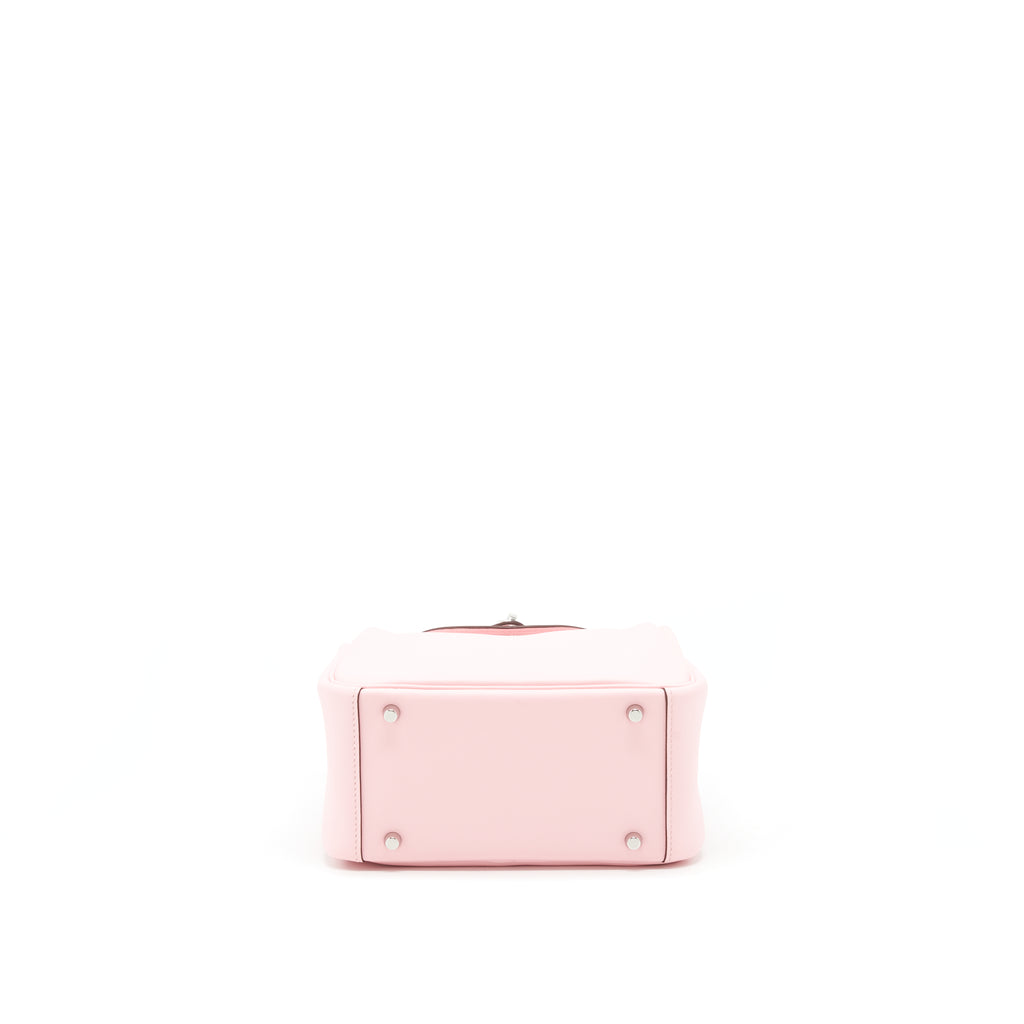 Hermes Mini Lindy Swift 3Q Rose Sakura SHW Stamp U