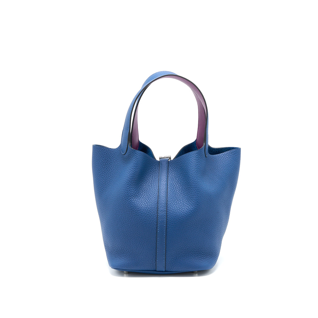 Hermes deep blue online picotin