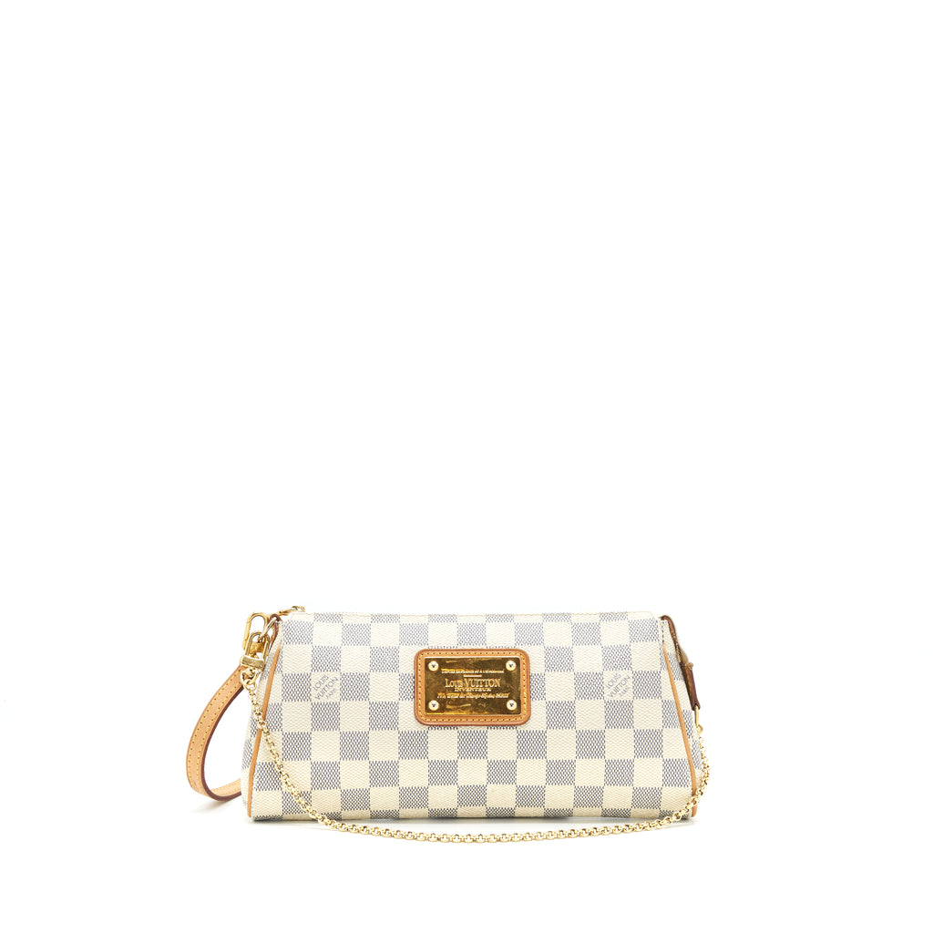 Eva Damier Azur Monogram White GHW