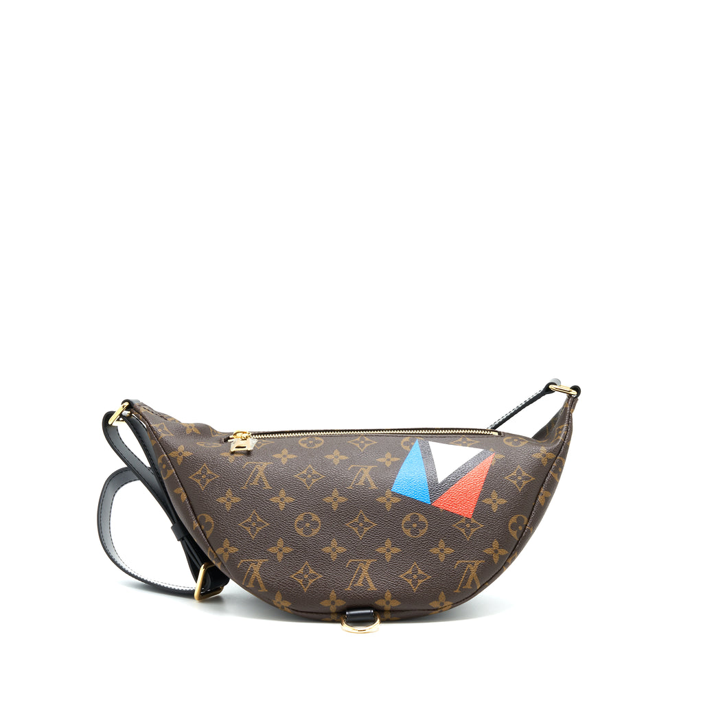 Louis Vuitton Bum Bag My World Tour Monogram Canvas Brown