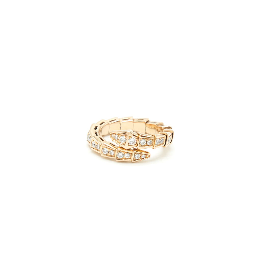 Bvlgari serpenti deals ring rose gold