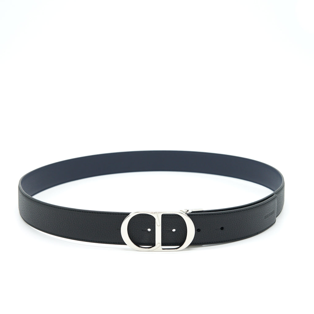 Dior Size 110 Men s Belt Black Navy SHW