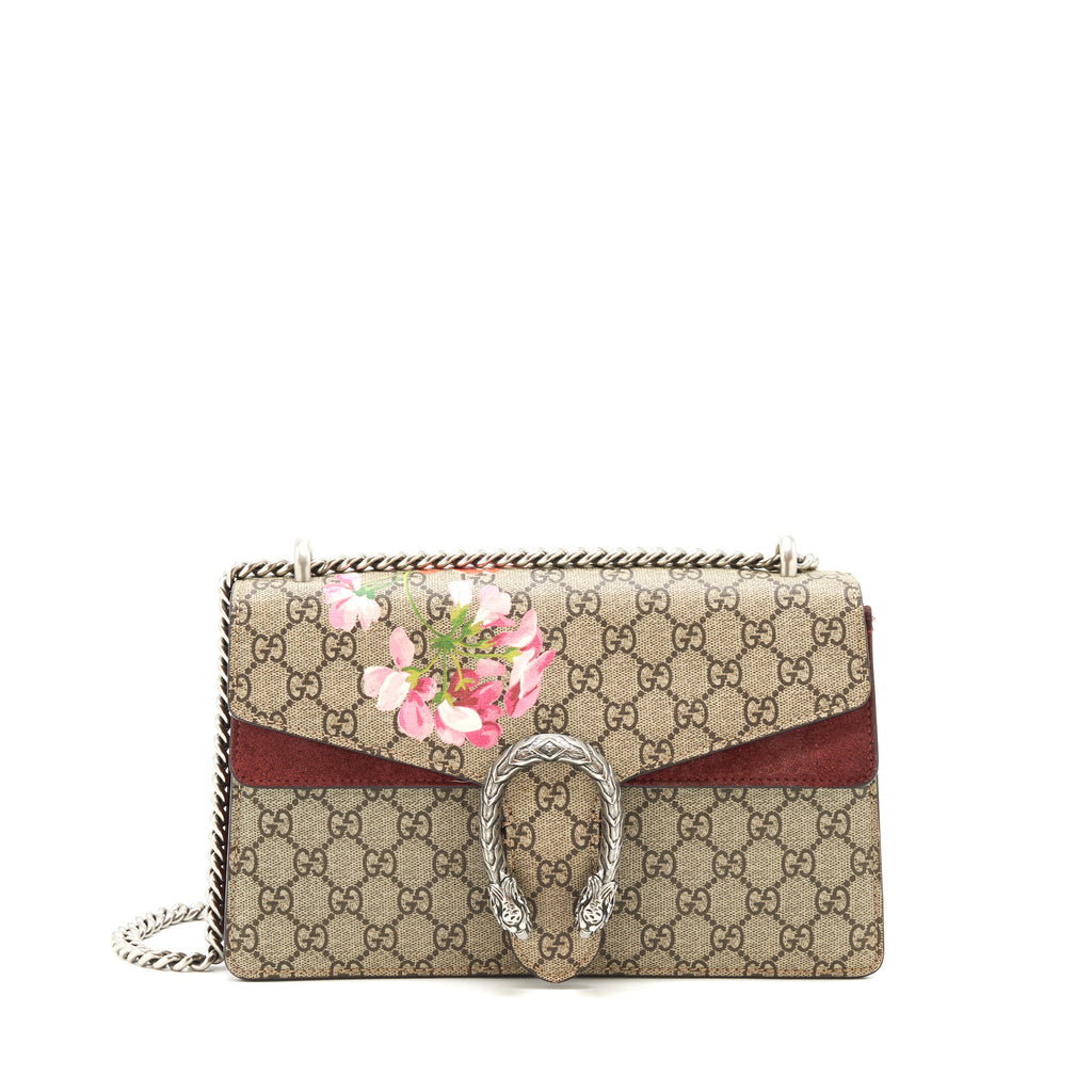 Gucci GG Supreme Blooms Medium Dionysus Shoulder Bag