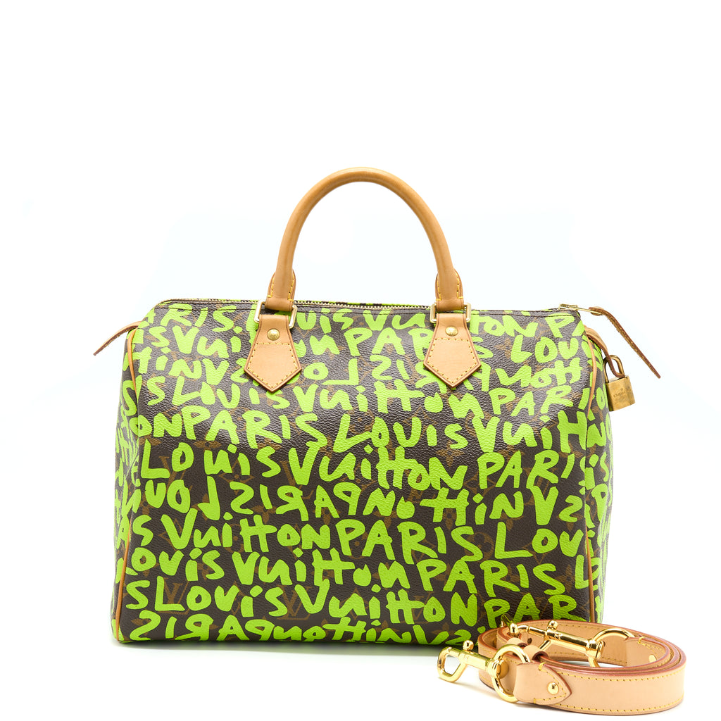 Louis Vuitton Speedy 30 Graffiti Stephen Sprouse Limited Edition With