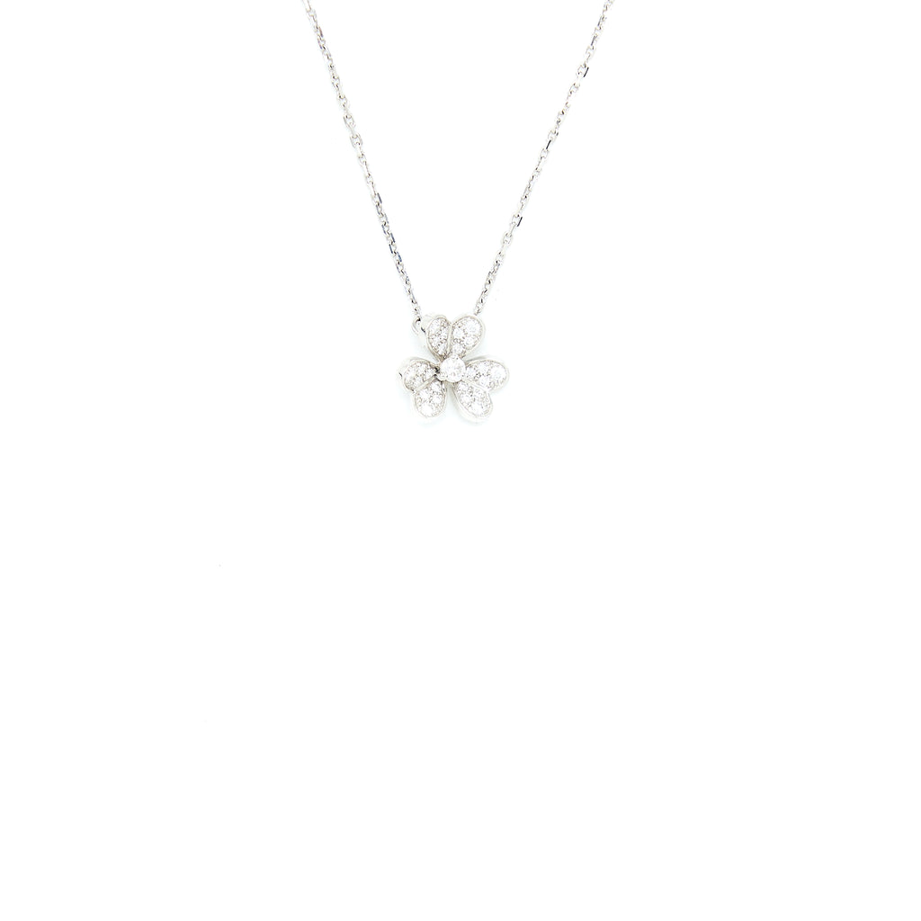 Mini van cleef on sale necklace