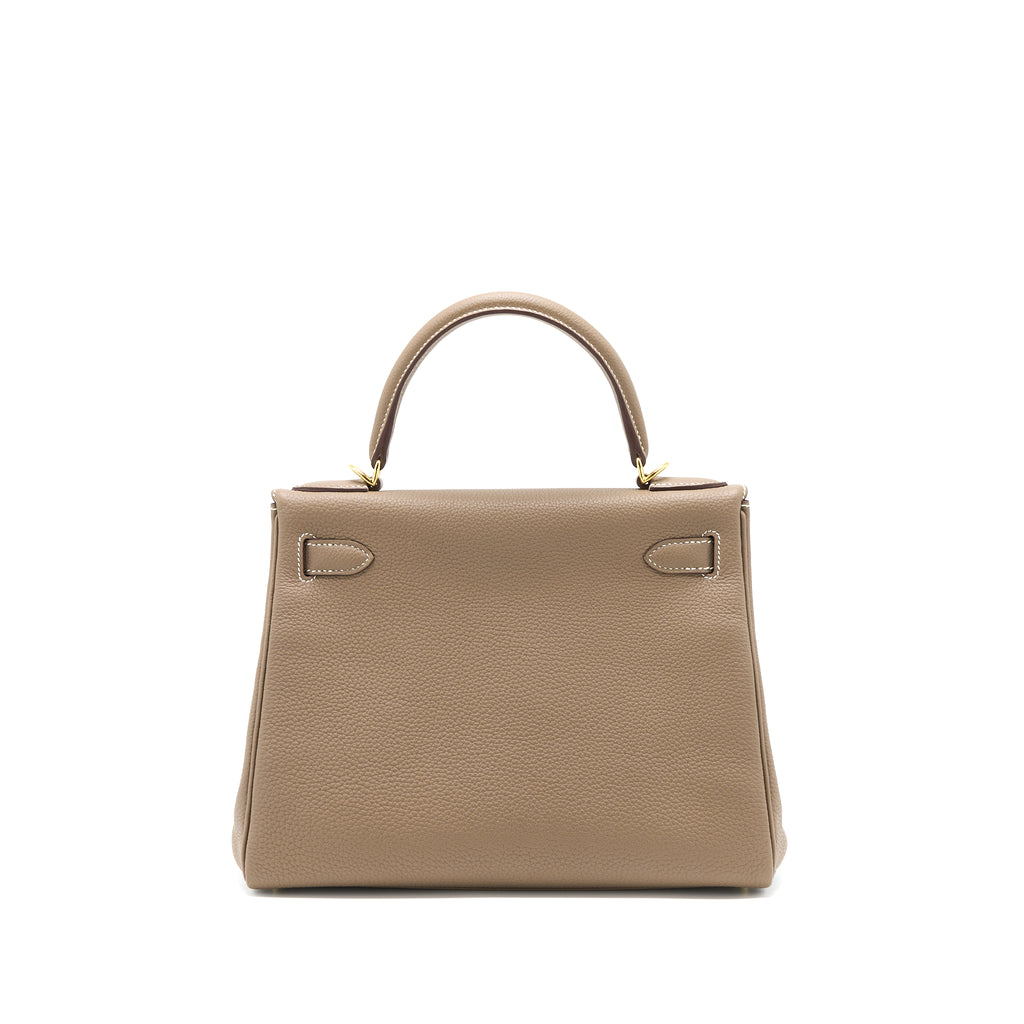 brand new Hermes kelly 28 vert vertigo and gold ostrich GHW