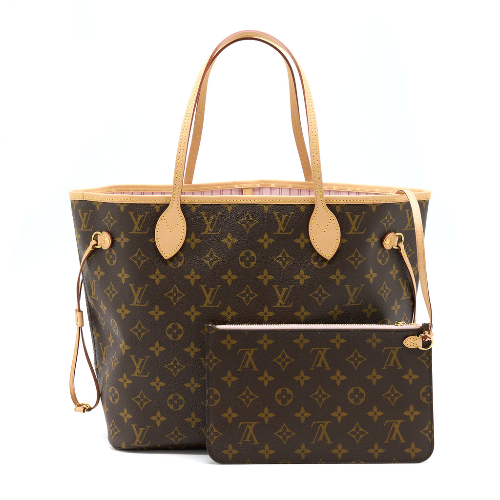 Louis Vuitton Neverfull MM Sydney Limited Edition Monogram Canvas/Pink