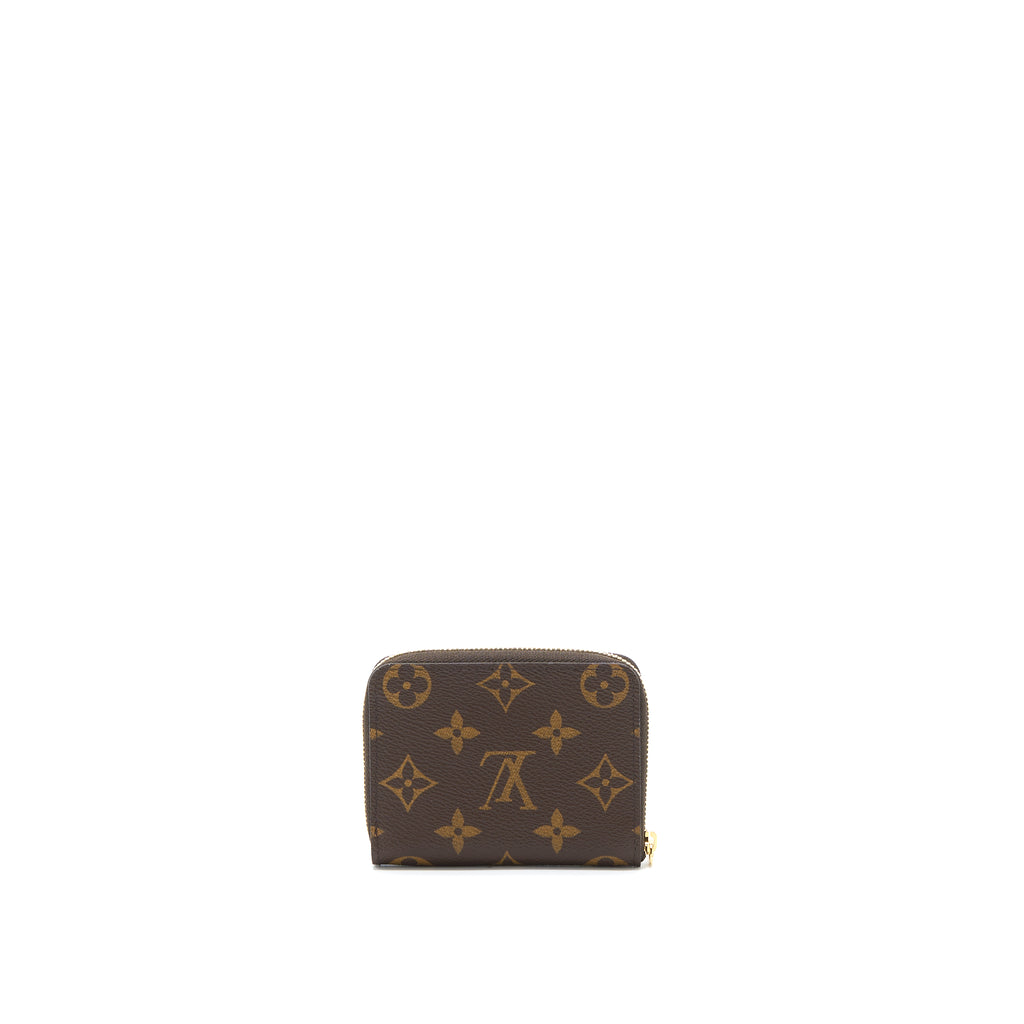 Louis Vuitton Monogram Canvas Zippy Coin Purse Brown