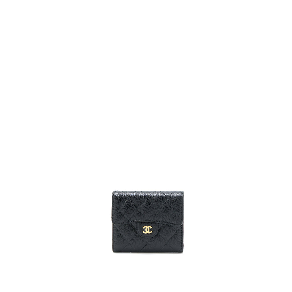 BRAND NEW] Chanel Seasonal Zip Wallet in Black Caviar GHW (microchipp