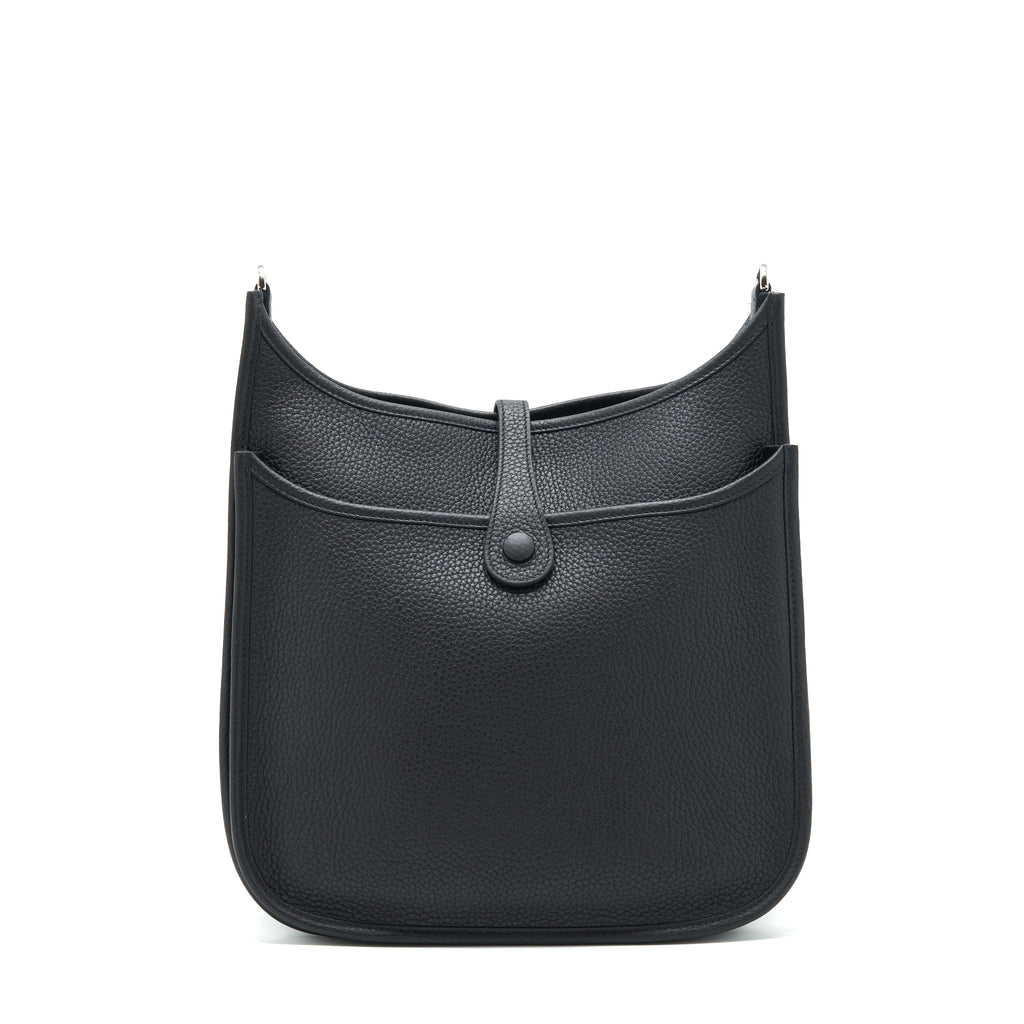 Hermes Evelyne 29 bag black SHW stamp Z