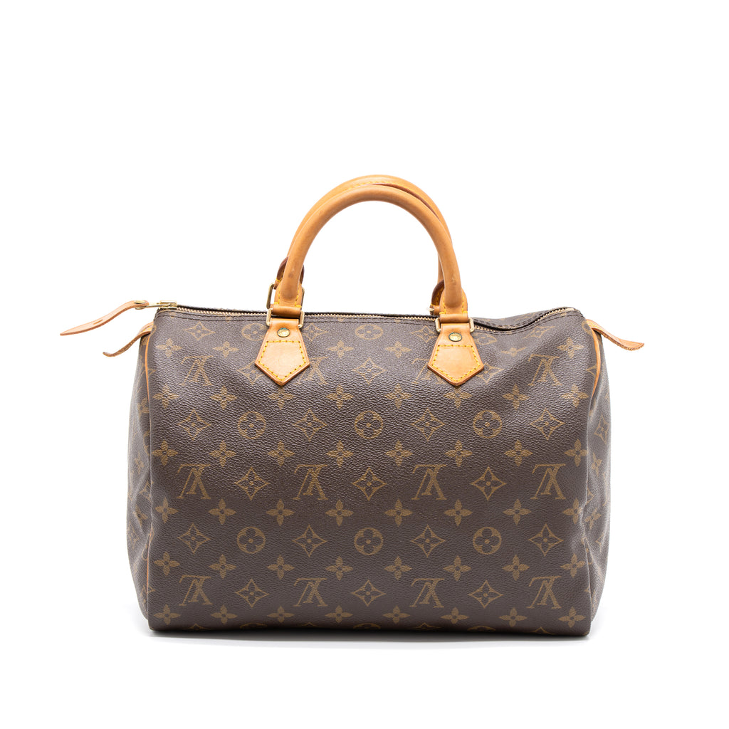 Louis Vuitton Monogram Water Color Speedy Hand Bag Karong Leather Bron M95729