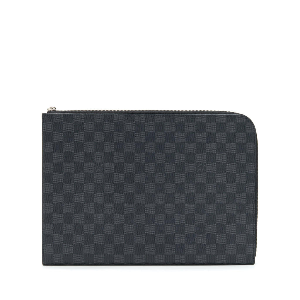 Louis Vuitton Pochette Jour GM Damier Graphite Canvas SHW