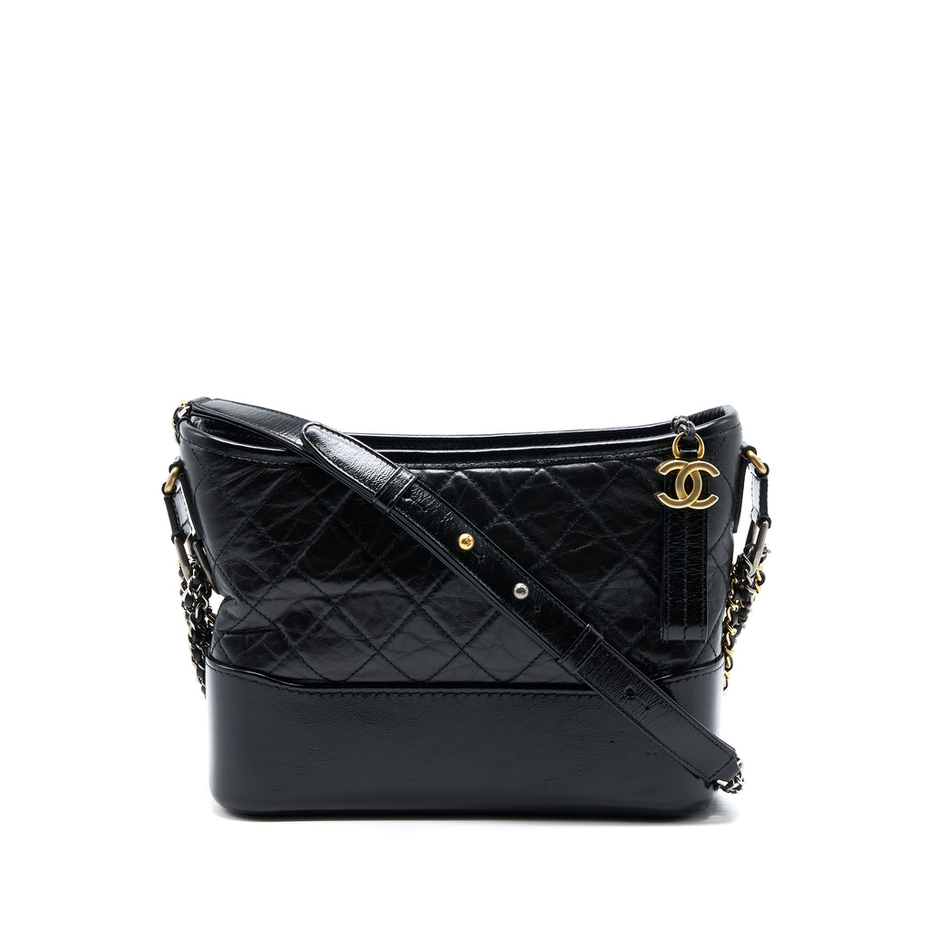Chanel Gabrielle Medium Aged Calfskin Leather Shoulder Bag