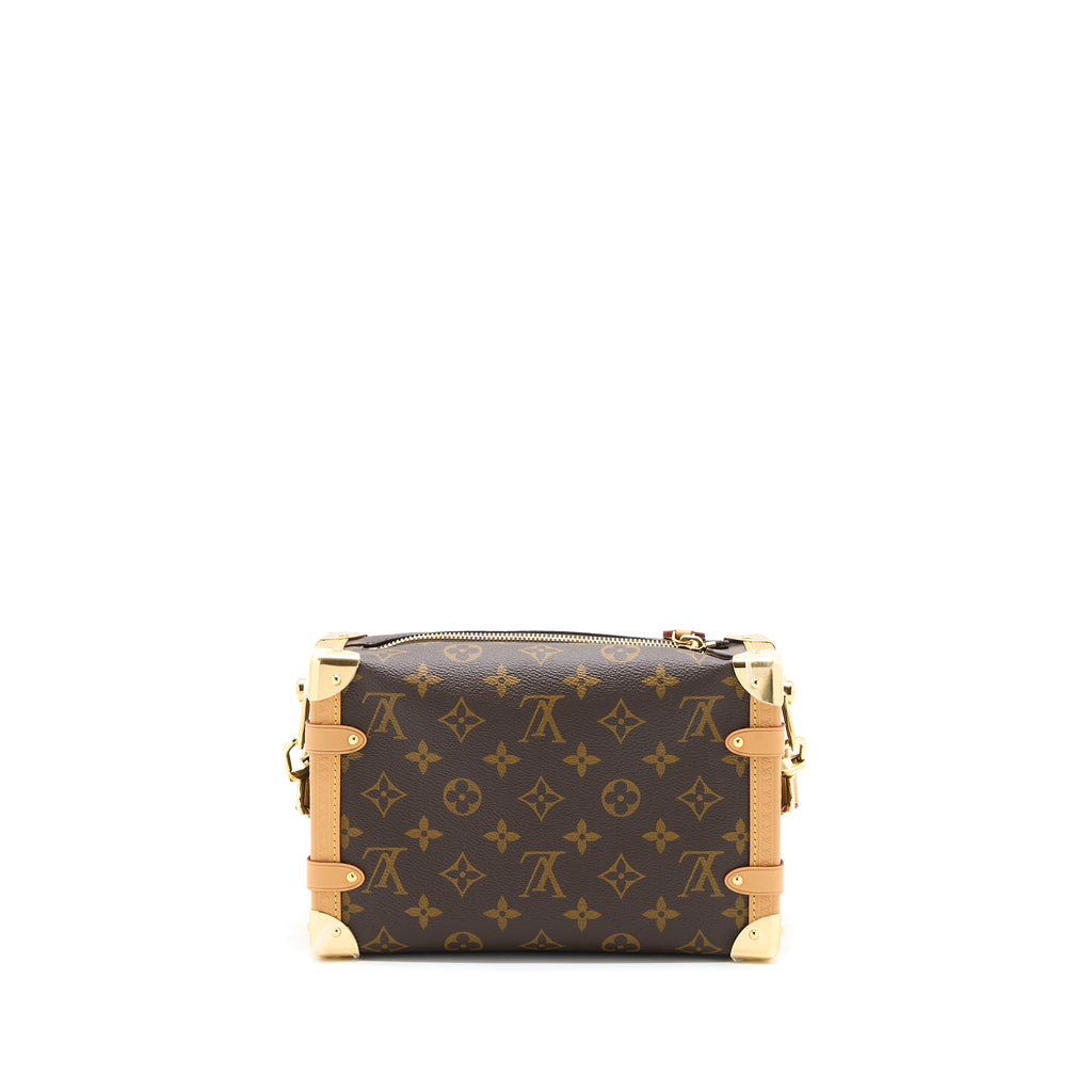 Louis Vuitton Soft Trunk Monogram Gold-tone Brown in Canvas