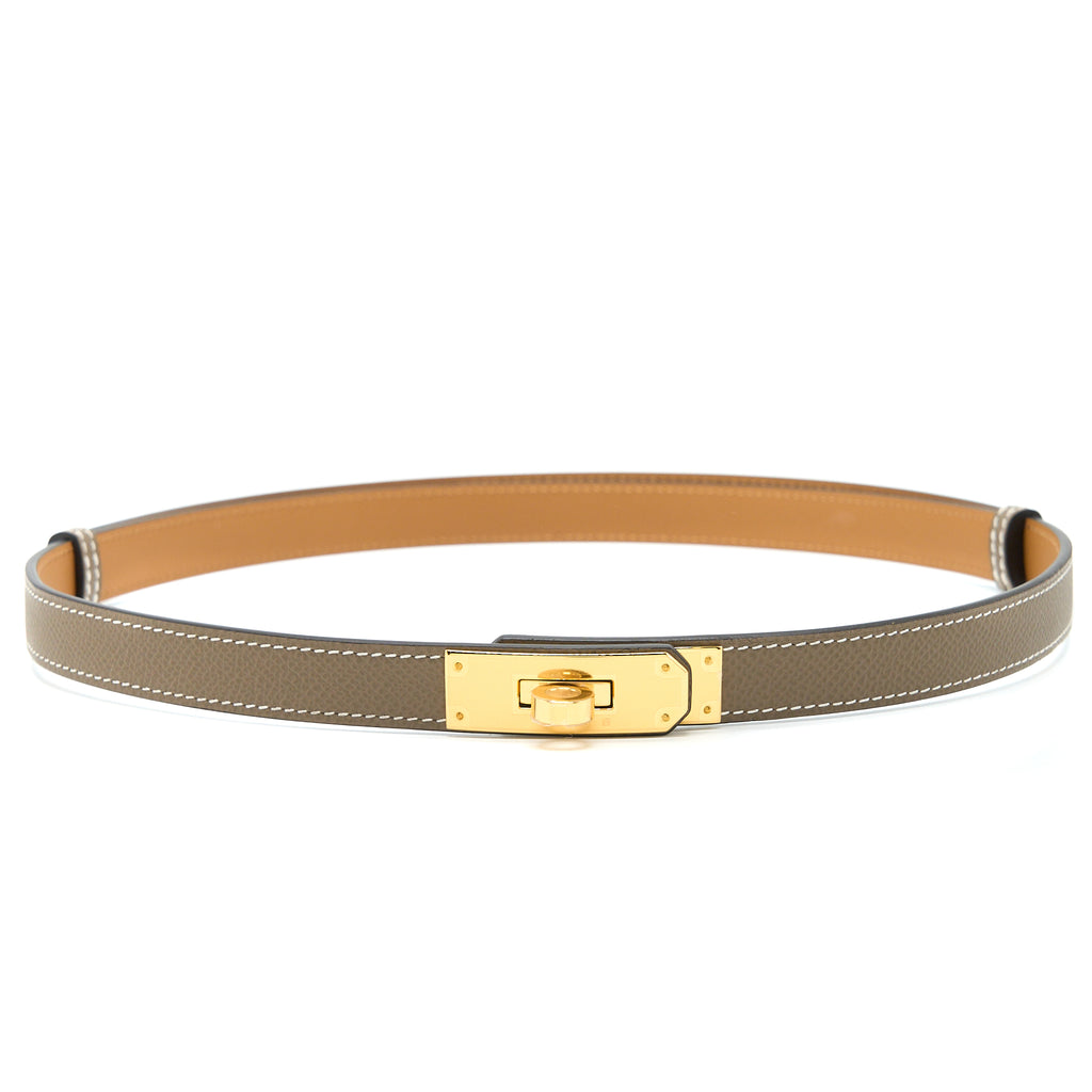 sold out HERMES KELLY BELT EPSOM ETOUPE WITH GHW