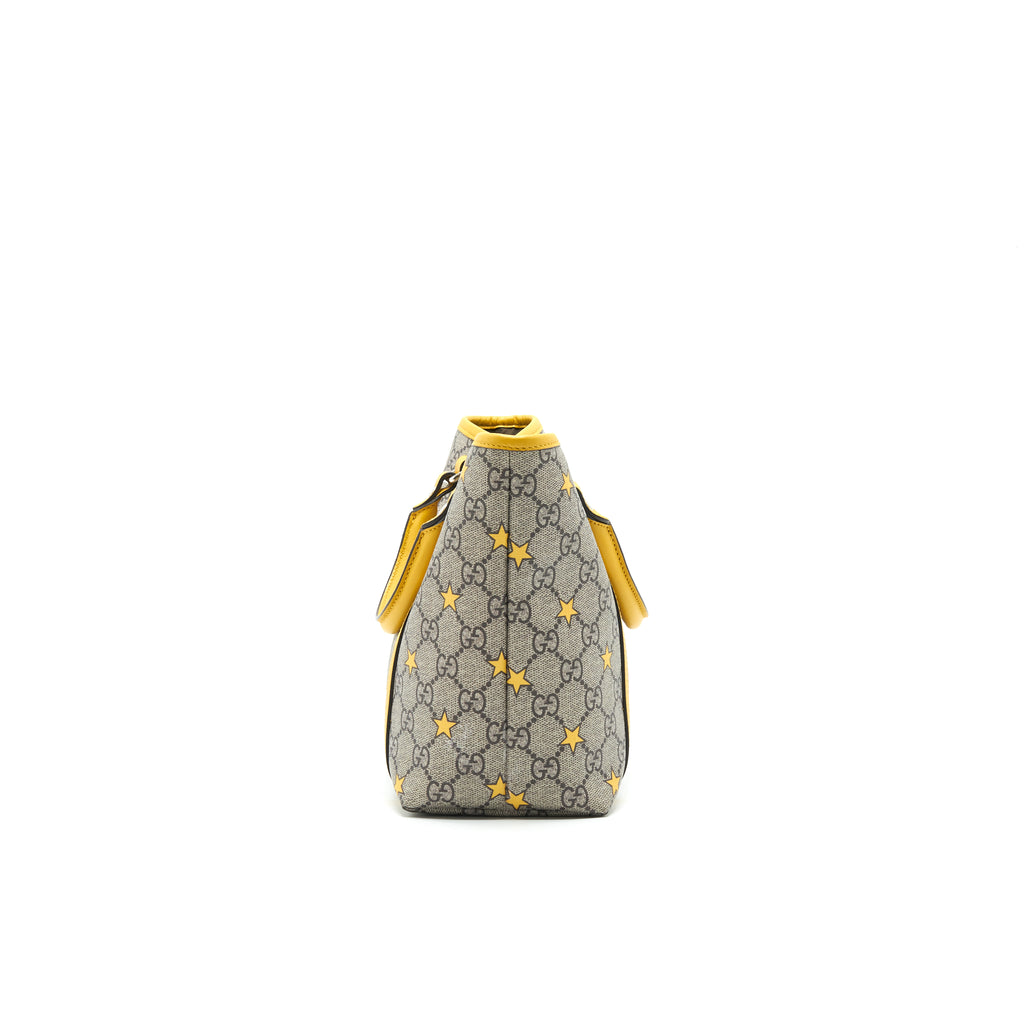 Gucci Drawstring Backpack GG Supreme Beige/Yellow - US